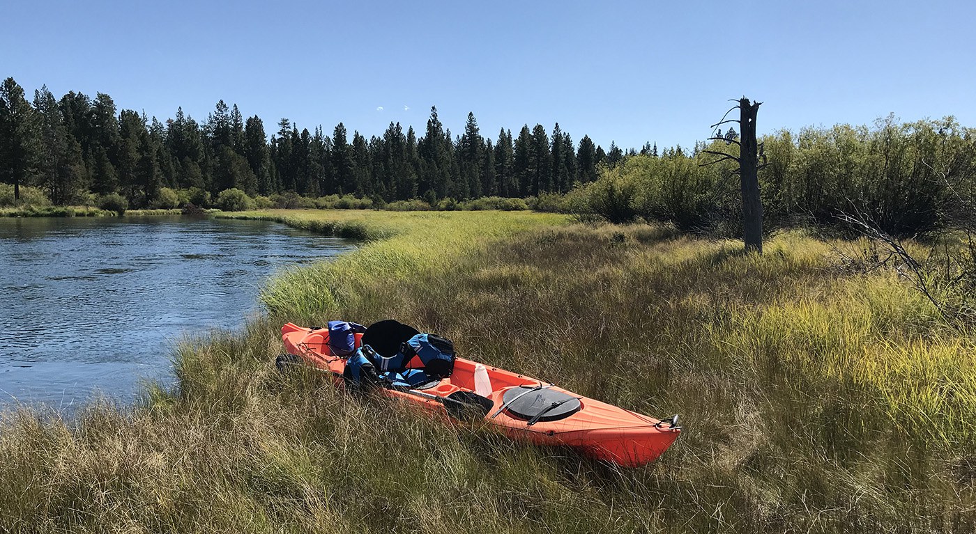 Monitoring conditions at the Thomas Preserve. Photo: Land Trust.